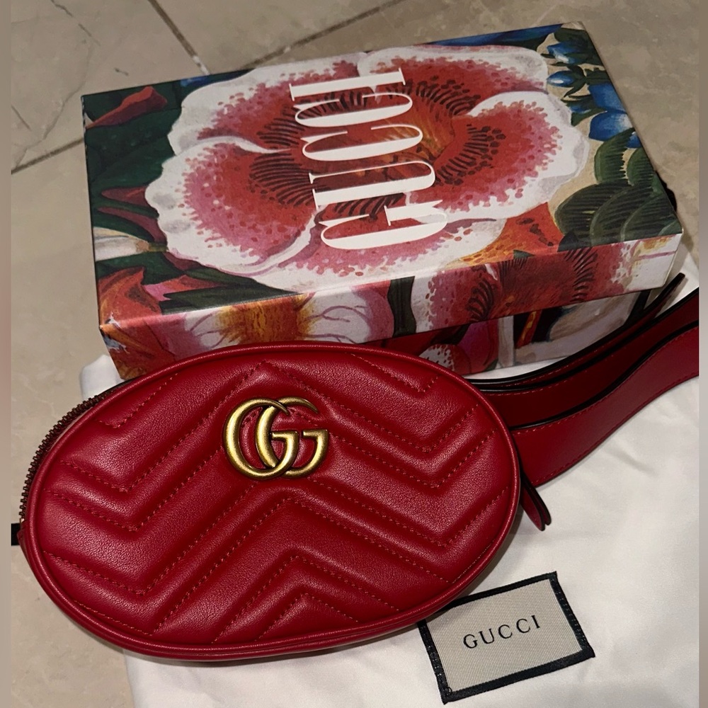 Gucci Red belt bag